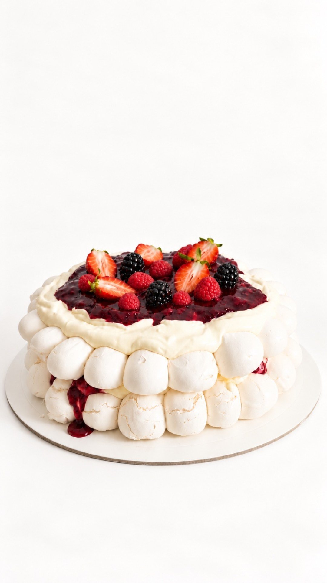 Pavlova de frutos rojos